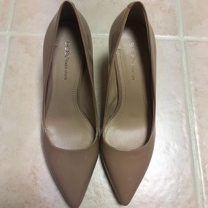 BCBG Nude Patent Pump